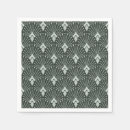 Search for geometric art deco pattern napkins Retro