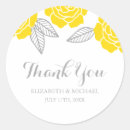 Search for yellow rose wedding stickers Grey