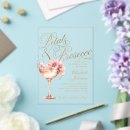 Search for pink and gold invitations For her