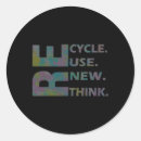 Search for recycle earth stickers Support your local planet