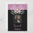 Search for pink feathers sweet 16 invitations Birthday