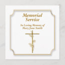 Search for cross funeral invitations Memorial