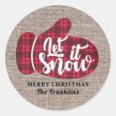 Search for rustic burlap stickers Merry christmas