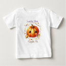 Search for pumpkin birthday baby shirts Fall