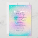 Search for pastel unicorn birthday invitations Trendy