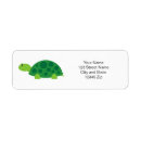 Search for baby turtle return address labels Cartoon