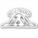 Search for basset hound mom stickers Puppy