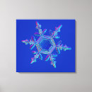 Search for snowflakes canvas prints Ice