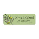 Search for olive branch return address labels Typography