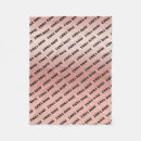 Search for repeating name blankets Girly
