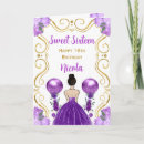 Search for purple sweet 16 birthday cards Flowers