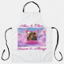 Search for wedding heart aprons Couple
