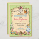 Search for alice in wonderland bridal shower invitations Elegant