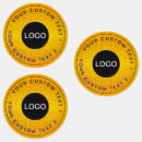 Search for metallic text stickers Logo