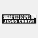 Search for sharing bumper stickers Gospel