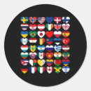 Search for country symbol stickers International flags