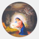 Search for nativity stickers Baby jesus in manger
