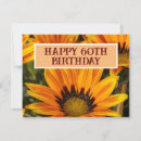 Search for sunflower 60th birthday invitations Yellow