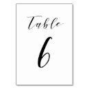 Search for table number 6 weddings Simple