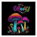 Search for psychedelic mushroom posters Vintage