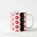 Search for lip mugs Red lipstick