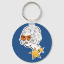 Search for retro star key rings Orange