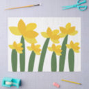 Search for yellow daffodil tissue paper Botanical