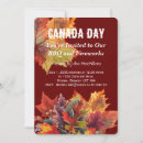 Search for bbq canada day invitations Maple leaf