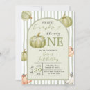 Search for our little pumpkin 1st birthday invitations Arch