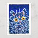 Search for gothic cat postcards Blue