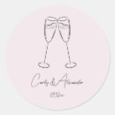 Search for glass wedding stickers Blush