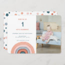 Search for rainbow confetti birthday invitations Girly