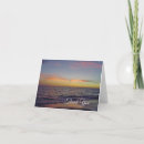Search for beach funeral thank you cards Sunset