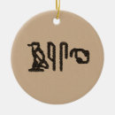 Search for egypte christmas tree decorations Hieroglyphics