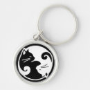 Search for yin yang cat key rings Kitten