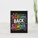 Search for welcome back teacher cards Rainbow