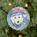 Search for goldendoodle christmas tree decorations Santa