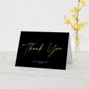 Search for black and gold wedding thank you cards Minimalist