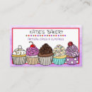 Search for cupcake business cards Whimsical