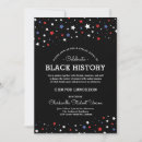 Search for historial invitations Black history