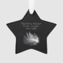 Search for black angel christmas tree decorations Black and white