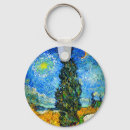 Search for van gogh rounded key rings Starry
