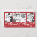 Search for christmas wedding announcement cards Merry