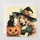 Search for jack o lantern halloween cards Black cat