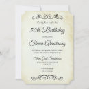 Search for old fashioned birthday invitations Vintage