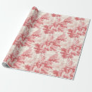 Search for red toile wrapping paper Retro