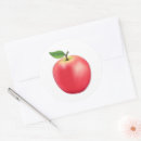 Search for red apple fruit stickers Orchard