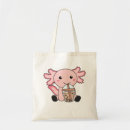 Search for bubble tea tote bags Axolotl