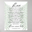 Search for love is patient posters Scripture