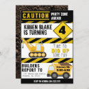 Search for construction zone invitations Kid